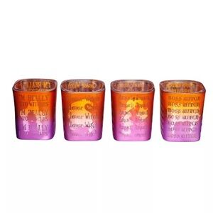 Hocus Pocus 4 Piece Shot Glass Set - Disney Halloween Witch Movie Novelty Gift